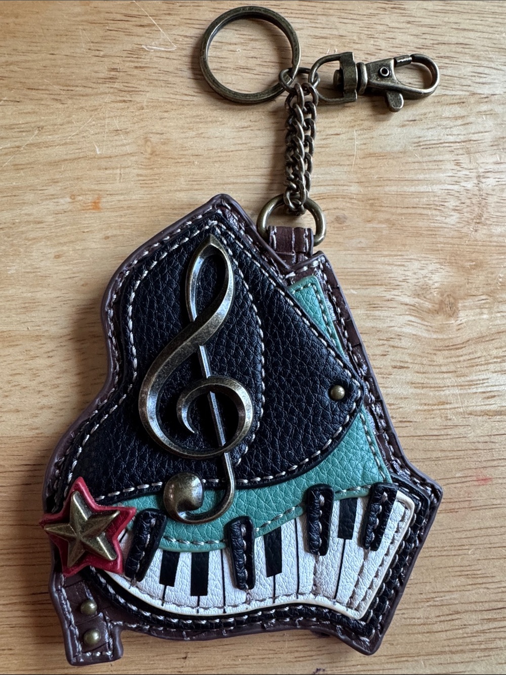 Chala Grand Piano Purse charm / key fob